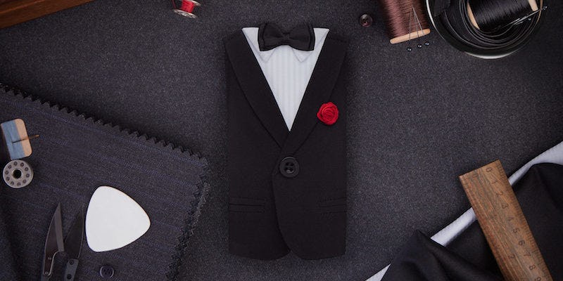 Suit and penis